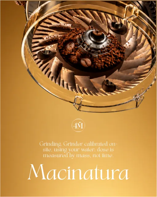 Plakat Macinatura: mlin za kafu odozgo
