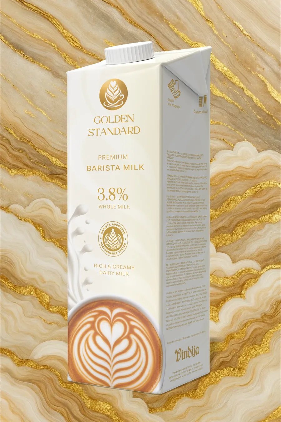 Golden Standard Premium 3,8 %, ambalaža