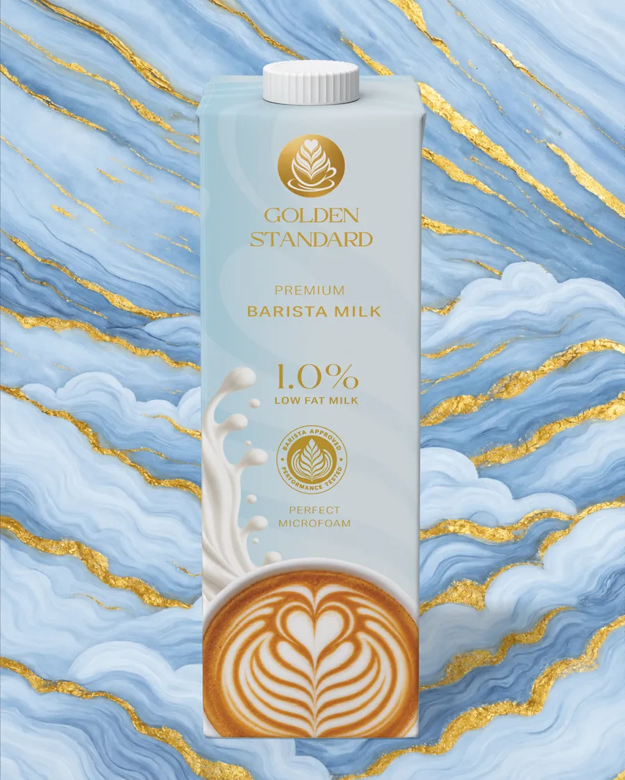 Golden Standard Barista 1,0 %, ambalaža