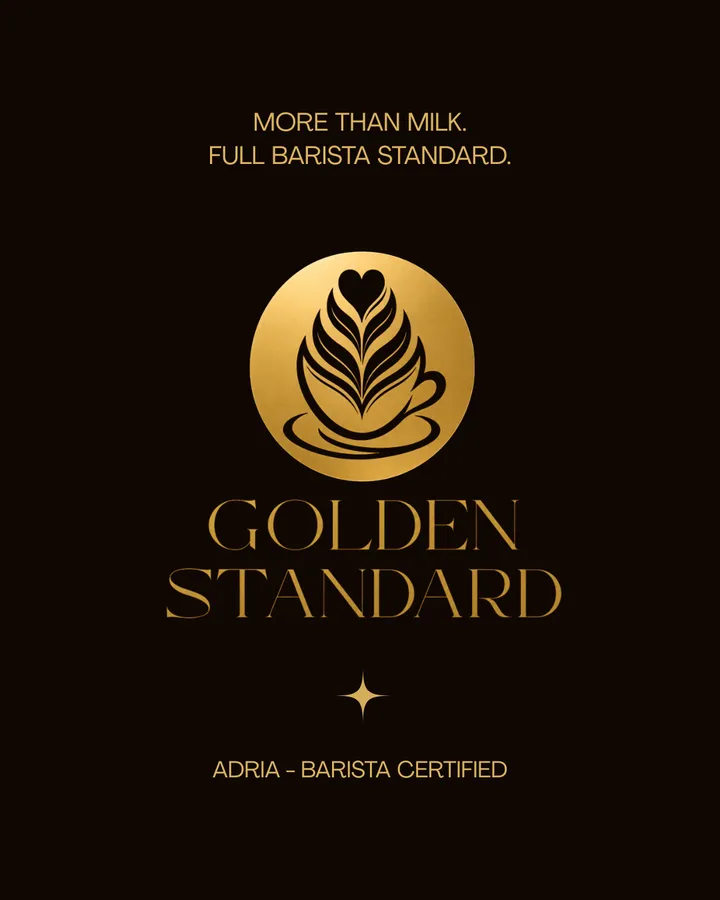 Objava: znak Golden Standard na tamnoj podlozi