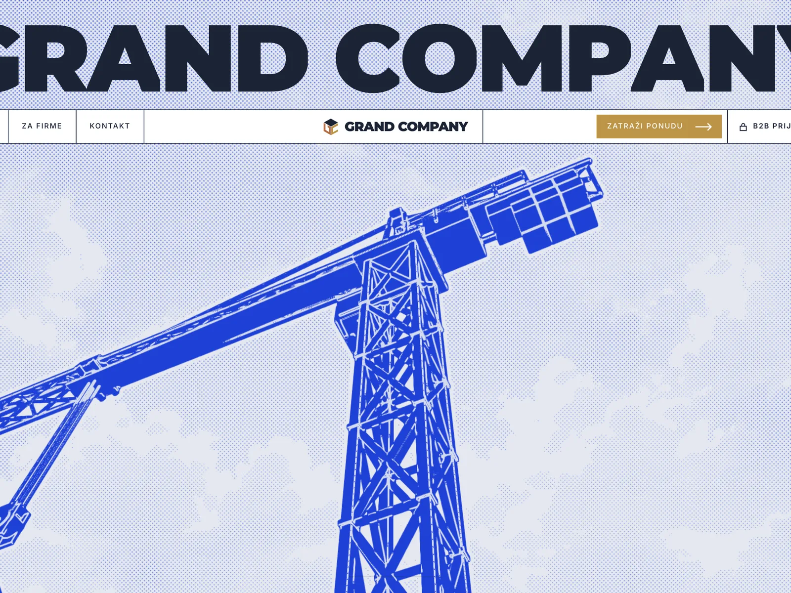 Grand Company, sajt za građevinski materijal