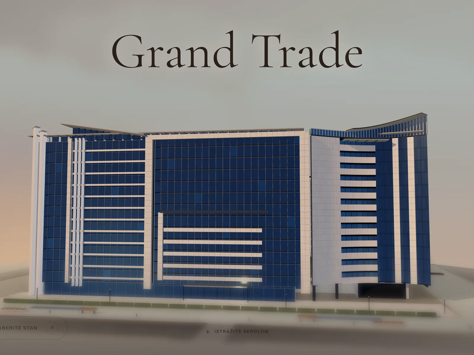 Grand Trade, stambeno-poslovni kompleks u 3D