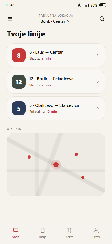 BLbus — prevoz uživo