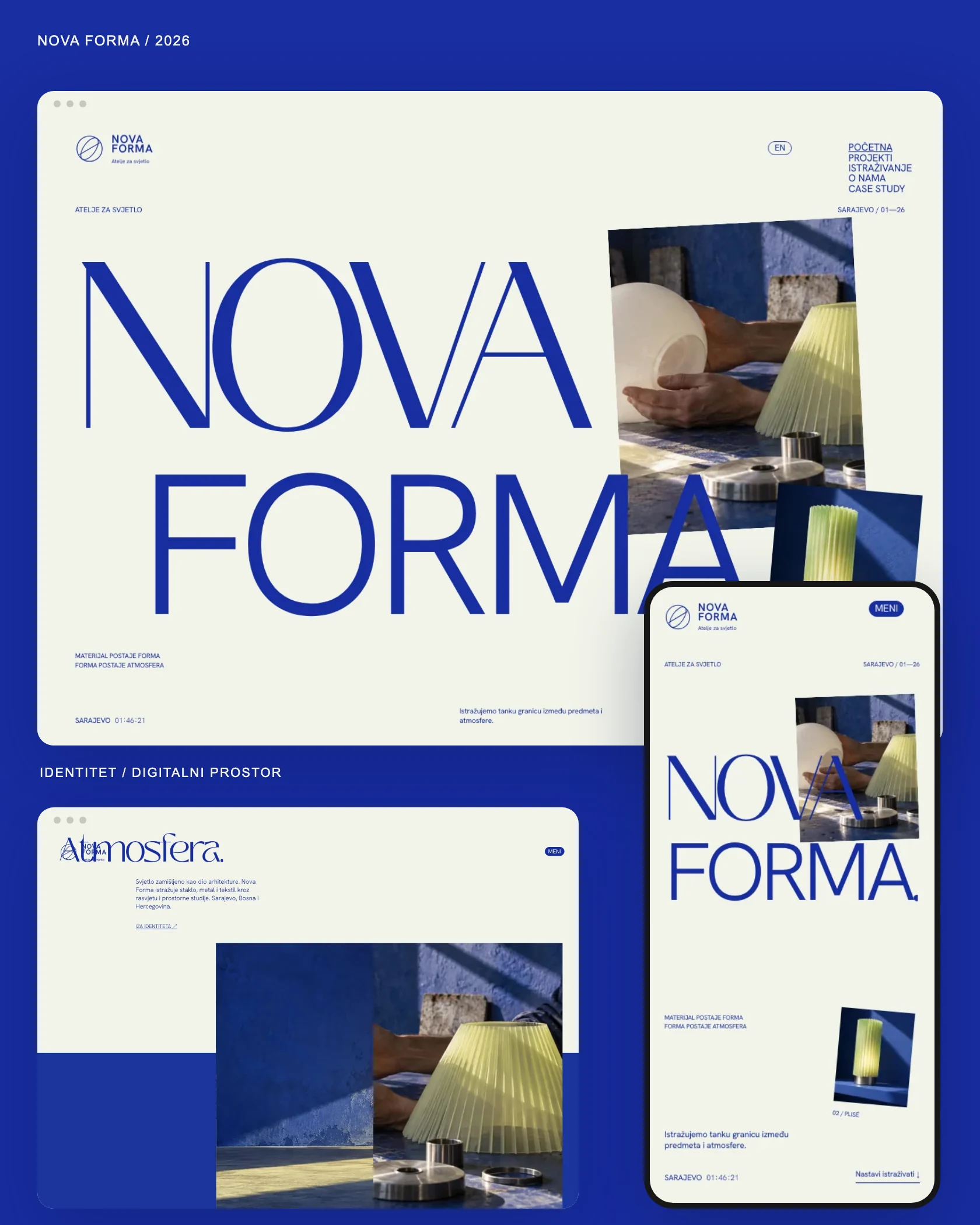 Nova Forma, identitet i animirani sajt